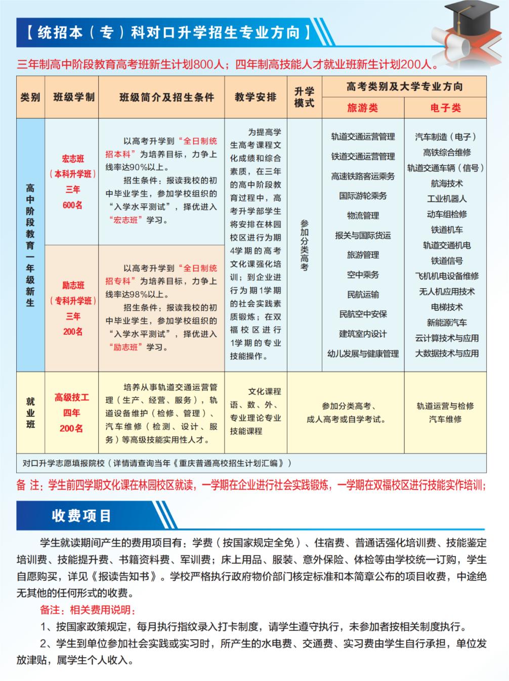 重庆市交通高级技工学校招生简章