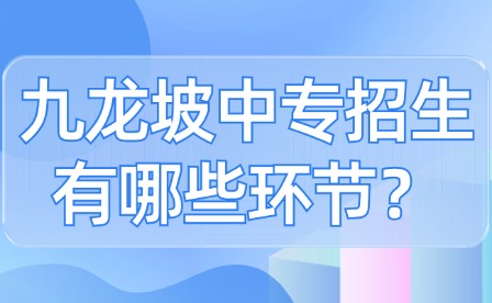 九龙坡中专招生有哪些环节？